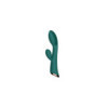 Vibromasseur vert avec stimulateur de clitoris LRIS USB 